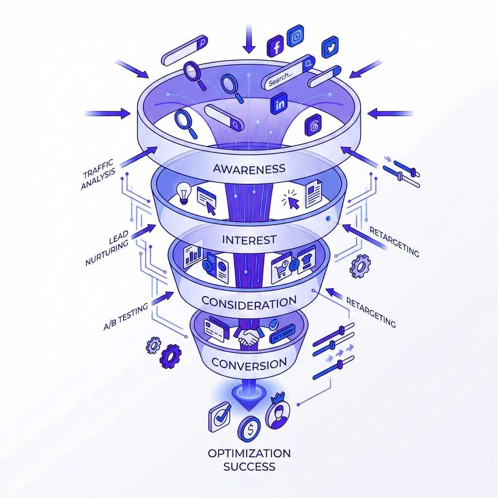 Conversion Funnel Visualization