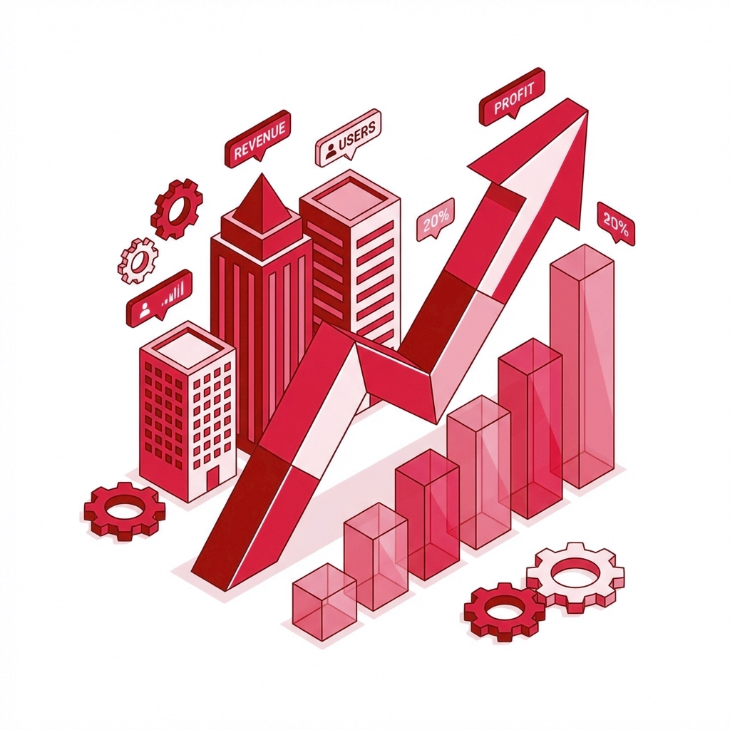 Revenue Growth Metrics Visualization